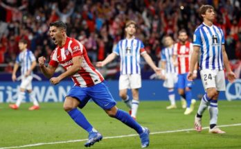 España: Atlético de Madrid empató con Real Sociedad 2-2 gracias a un doblete de Suárez