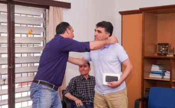 Andrés Lima y Carlos Albisu se reunieron para coordinar firma de convenio que se realiza este martes