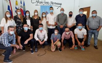 Intendente de Salto realizó un reconocimiento al deportista salteño Mauricio Moreira