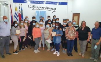 Intendente Lima y su equipo realizaron un reconocimiento a médicos cubanos