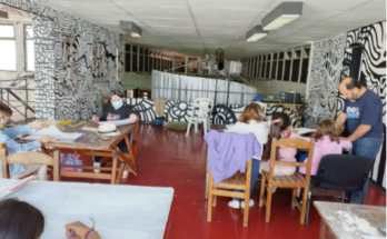 Se llevó a cabo el taller “El Niño y el color” a cargo de Ricardo Lagos