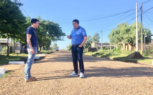 Autoridades de la Intendencia recorrieron diferentes obras de la ciudad