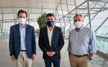 Lima se reunió con la Corporación América Airports que recibió la concesión del Aeropuerto de Salto