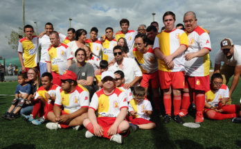 Lacalle Pou participó del primer Encuentro de Fútbol Inclusivo en Salto