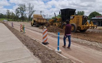 Continúan a buen ritmo las obras en calles y plaza de barrio Artigas