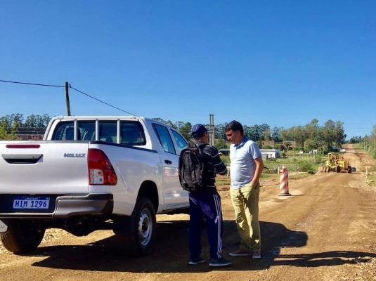 Intendencia de Salto realiza trabajos en la avenida Concordia