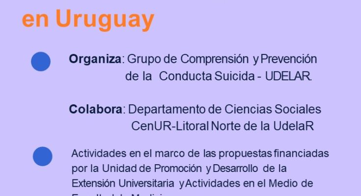 Ciclo de charlas: Pandemia  y Conducta Suicida en Uruguay