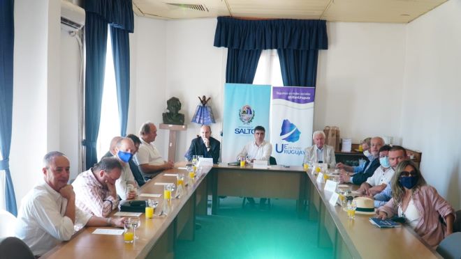 Intendente de Salto recibió a los Embajadores de la Unión Europea y sus Estados Miembros Intendente de Salto recibió a los Embajadores de la Unión Europea y sus Estados Miembros