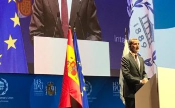 Unión Interparlamentaria Mundial: Felipe VI en la sesión y Coutinho presidente de la delegación