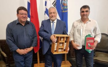 Intendente Andrés Lima recibió al Embajador de Portugal