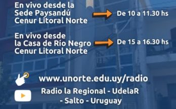 10 años de Radio La Regional de sede Salto Udelar: programas en vivo desde territorio