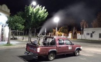 Levantamiento de podas y fumigación en diferentes zonas de la ciudad