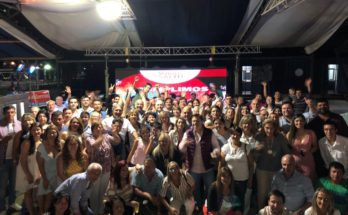 Vamos Salto cumplió 18 años y Coutinho festejó con militantes y Sanguinetti