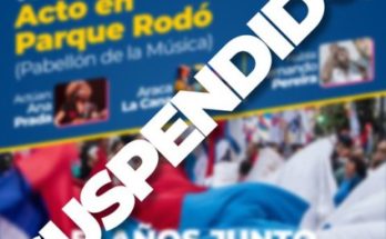 Frente Amplio suspendió el acto del sábado por sus 51 años en el Parque Rodó