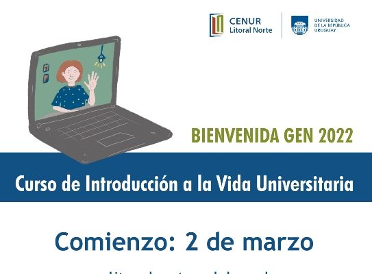 En Udelar Salto se dicta el Curso  Introducción a la Vida Universitaria 2022