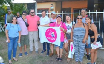 Lima puerta a puerta por el Sí en barrios Nuevo Caballero, La Amarilla y Calafí