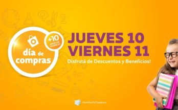 Jueves 10 y viernes 11 de marzo Día de Compras con varias novedades