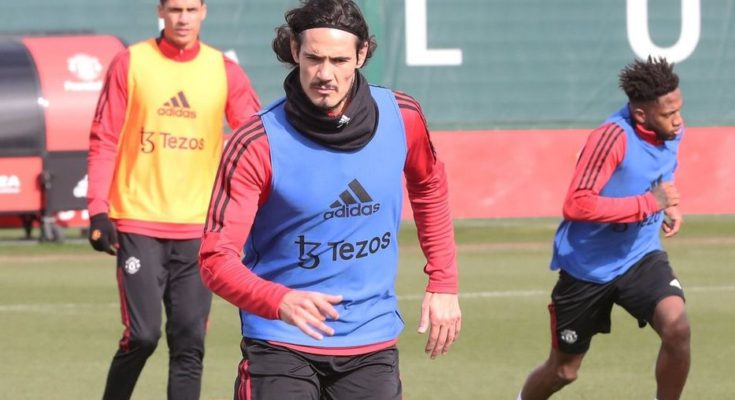 Edinson Cavani volvió a entrenar con el United tras un mes y estará ante Atlético Madrid Edinson Cavani volvió a entrenar con el United tras un mes y estará ante Atlético Madrid