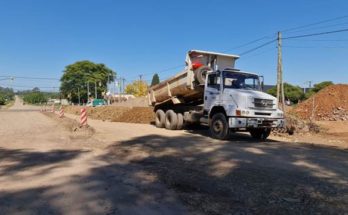 Intendencia de Salto continúa realizando trabajos en avenida Concordia