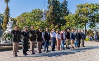 Lima encabezó el acto del 197° aniversario del Desembarco de los 33 Orientales