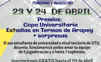 Primer Campeonato Universitario  de Fútbol 5 en Salto