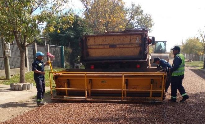 Intendente Lima informó sobre los avances de obras en calles de barrio Horacio Quiroga