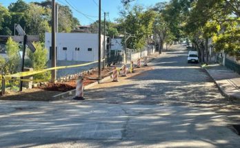 Lima destacó etapa final de la reparación del puente sobre el Sauzal en Julio Delgado