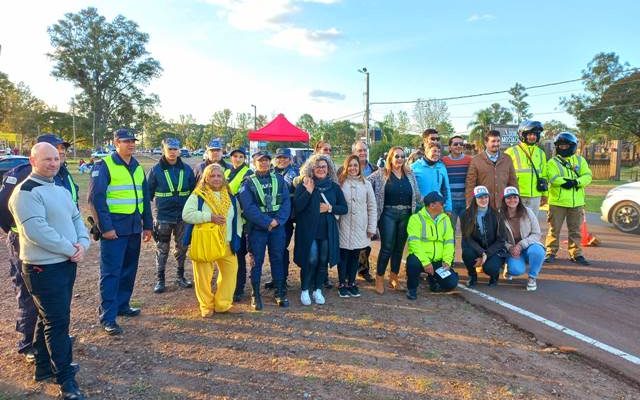 Mayo amarillo: Jornada de concientización en el tránsito en Costanera Norte