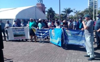 Movimiento Ex Obreros de Salto Grande convocan a una nueva asamblea pública en Plaza Artigas este sábado