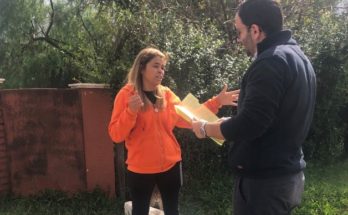 Edil Marziotte adjunta carta de vecinos a reclamo por camino a Escuela 70