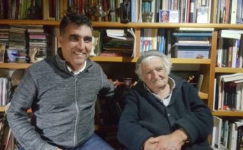 Andrés Lima visitó a José “Pepe” Mujica en su chacra en Rincón del Cerro