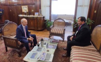 Diputado Omar Estévez se reunió con el ministro Javier García por reforma del Aeropuerto de Salto