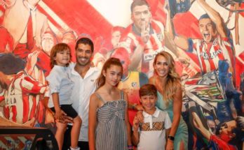 Atlético de Madrid: Luis Suárez tuvo su homenaje en las paredes del Wanda Metropolitano