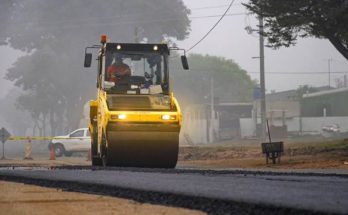 Intendente Lima recorrió las obras en avenida Ramón J. Vinci donde se coloca carpeta asfáltica