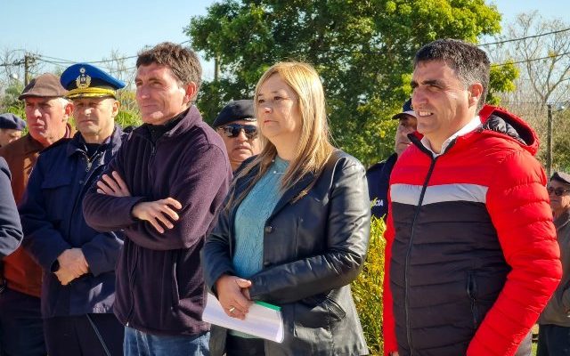 Intendente y diputado Lima encabezaron inauguración del salón comunitario de Sarandí de Arapey