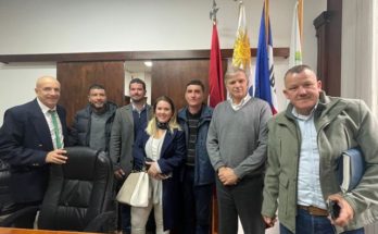 Jerarcas de la Intendencia, Liga Salteña de Fútbol y diputado Lima se reunieron con el Secretario Nacional del Deporte