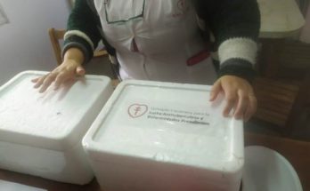 Se realizó la primera vacunación contra Covid-19 a todos los usuarios del Refugio de Salto