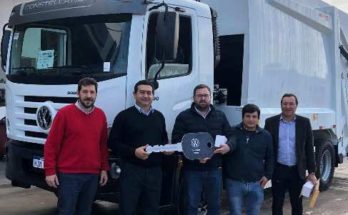 Intendente Lima confirmó la compra de un nuevo camión recolector 0Km con sistema levantacontenedores