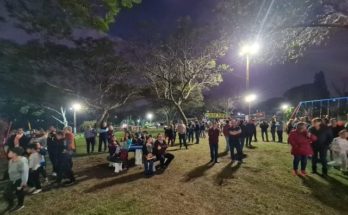 Intendente, Director de Servicios Públicos y diputado Lima presentaron mejoras en la plaza San Martín