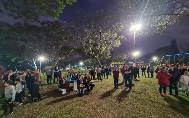 Intendente, Director de Servicios Públicos y diputado Lima presentaron mejoras en la plaza San Martín