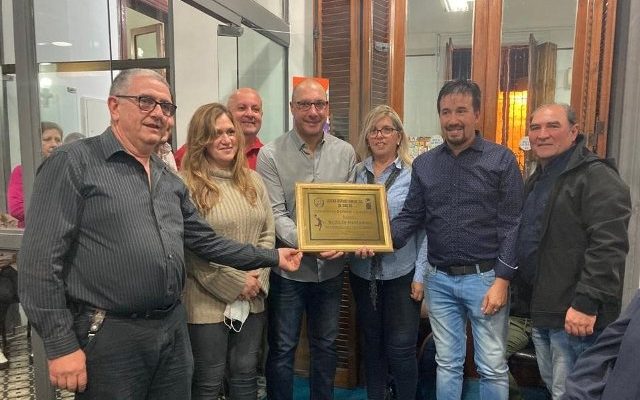 Junta Departamental de Salto realizó un reconocimiento a Nicolás Mzzarino