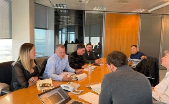 Director de Descentralización, alcalde Carlos Souto y diputado Lima se reunieron con Director de Antel