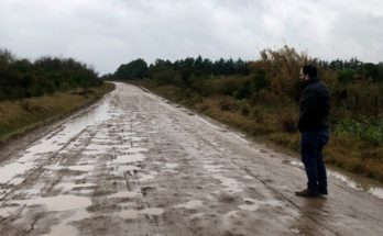 Edil Marziotte solicita arreglo de acceso a Colonia 18 con respaldo de los vecinos