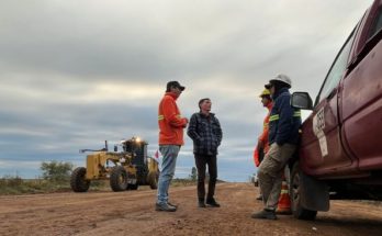 Director de Obras y diputado Lima visitaron las obras del camino de acceso de Termas del Arapey