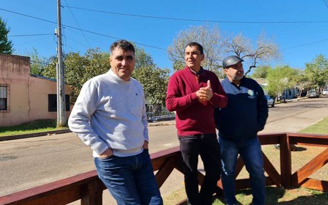 Intendente Lima destacó modernización de placita en barrio “La Cachimba”