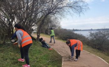 Realizan mantenimiento y mejora en la calzada peatonal de Costanera Norte