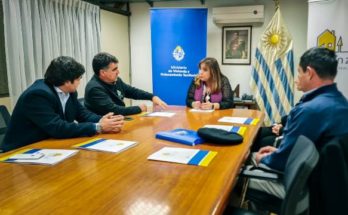 Andrés Lima se reunió con Irene Moreira en referencia al realojo de familias que viven en asentamientos