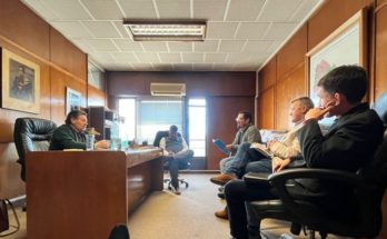 Director de Descentralización, Alcalde de Constitución y diputado Lima se reunieron con el presidente del INC