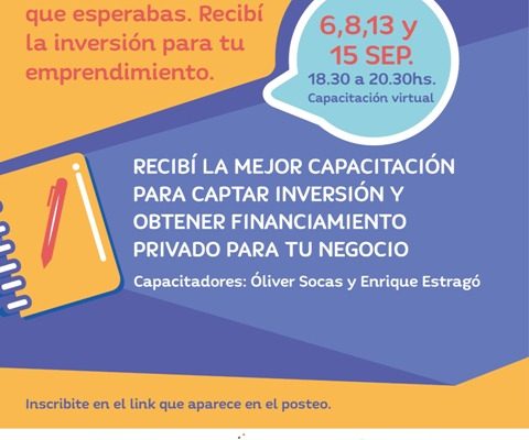 Inicia programa de entrenamiento para Inversores y personas emprendedoras