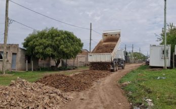 La Intendencia de Salto lleva adelante tareas viales y mejora del espacio público en la zona de Nuevo Uruguay y Andresito